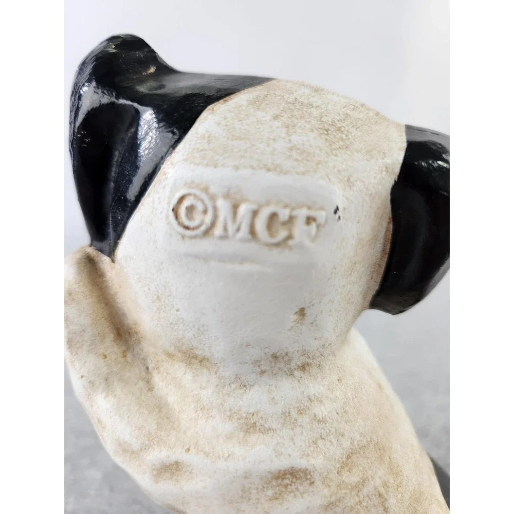 Vintage Cast Iron MCF Midwest Of Cannon Falls‎ Puppy Dog Door Stop RARE Terrier